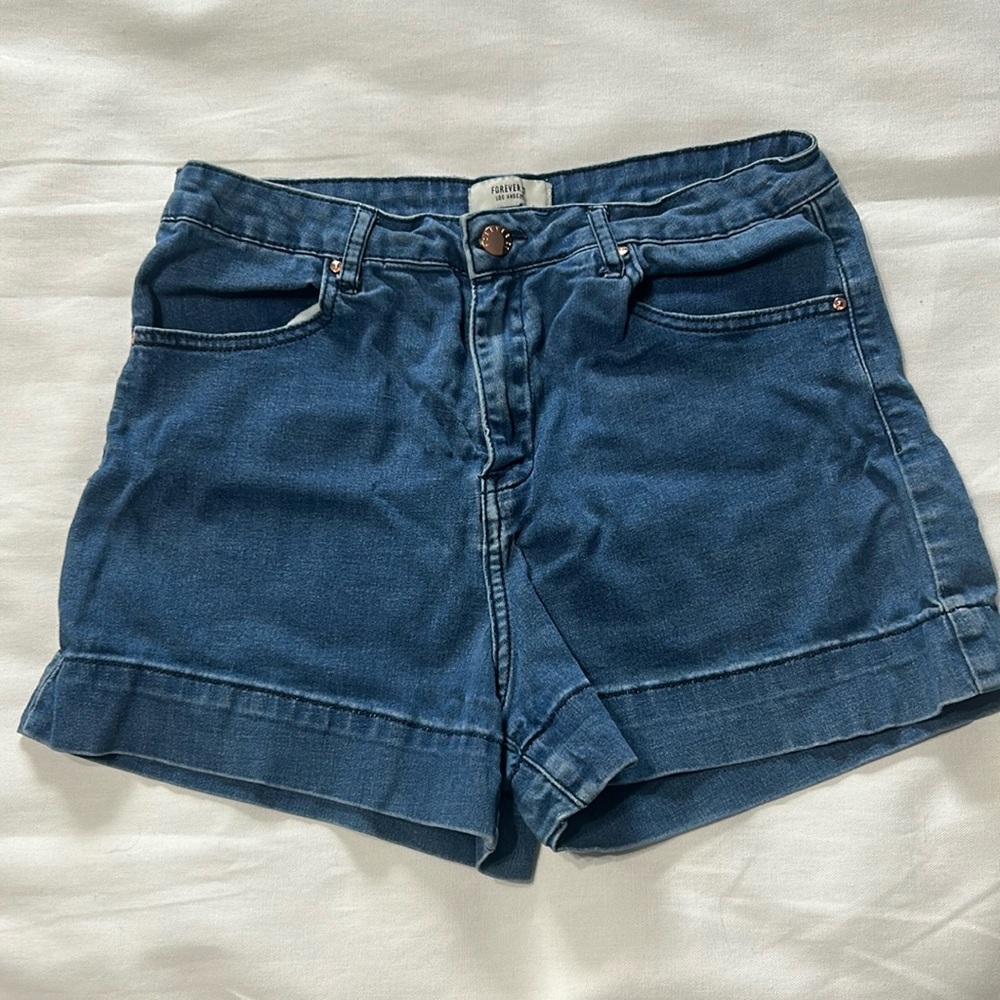 Forever 21 high waisted jean shorts